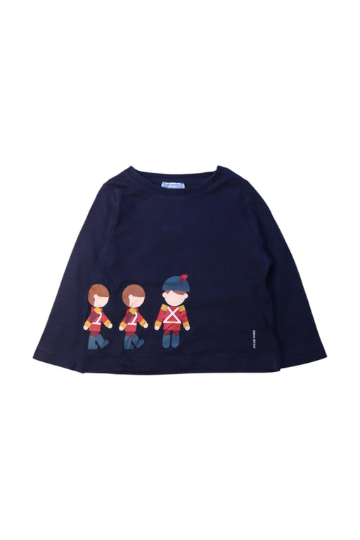 A Navy Long Sleeve T Shirts from Jacadi in size 2T for boy. (Front View)