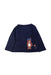 A Navy Long Sleeve T Shirts from Jacadi in size 2T for boy. (Back View)