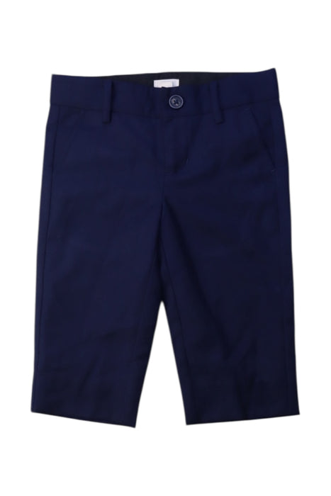 A Navy Shorts from Mides in size 6-12M for boy. (Front View)