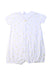 A White Short Sleeve Rompers from Petit Bateau in size 2T for girl. (Front View)