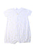 A White Short Sleeve Rompers from Petit Bateau in size 2T for girl. (Front View)