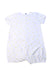 A White Short Sleeve Rompers from Petit Bateau in size 2T for girl. (Back View)