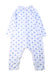 A White Onesies from Petit Bateau in size 2T for girl. (Back View)