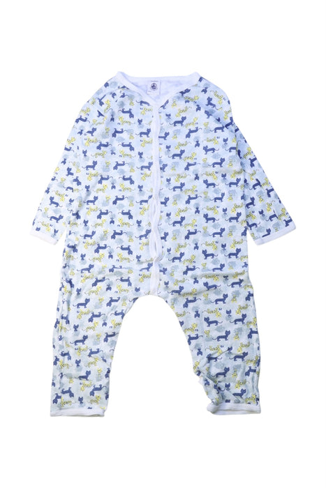 A Multicolour Onesies from Petit Bateau in size 2T for neutral. (Front View)