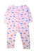 A Pink Onesies from Petit Bateau in size 2T for neutral. (Front View)