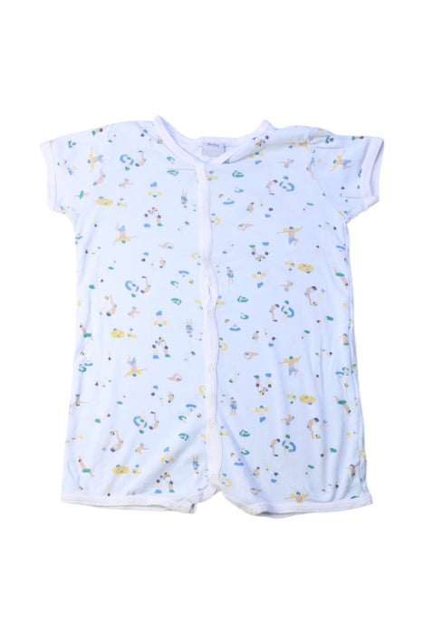 A Multicolour Short Sleeve Rompers from Petit Bateau in size 12-18M for neutral. (Front View)
