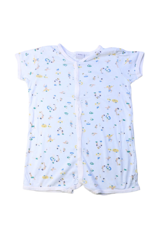 A Multicolour Short Sleeve Rompers from Petit Bateau in size 12-18M for neutral. (Front View)