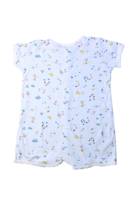 A Multicolour Short Sleeve Rompers from Petit Bateau in size 12-18M for neutral. (Back View)