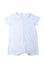 A White Short Sleeve Rompers from Petit Bateau in size 2T for neutral. (Front View)