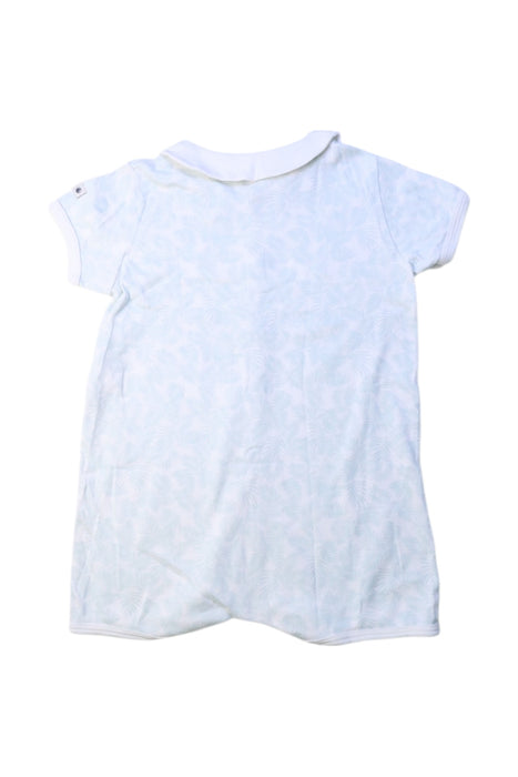 A White Short Sleeve Rompers from Petit Bateau in size 2T for neutral. (Back View)