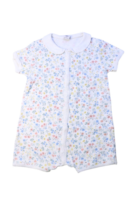 A Multicolour Short Sleeve Rompers from Petit Bateau in size 2T for neutral. (Front View)