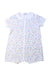 A Multicolour Short Sleeve Rompers from Petit Bateau in size 2T for neutral. (Front View)