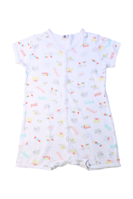 A Multicolour Short Sleeve Rompers from Petit Bateau in size 2T for neutral. (Front View)