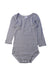A Grey Long Sleeve Bodysuits from Petit Bateau in size 2T for neutral. (Front View)
