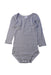 A Grey Long Sleeve Bodysuits from Petit Bateau in size 2T for neutral. (Front View)