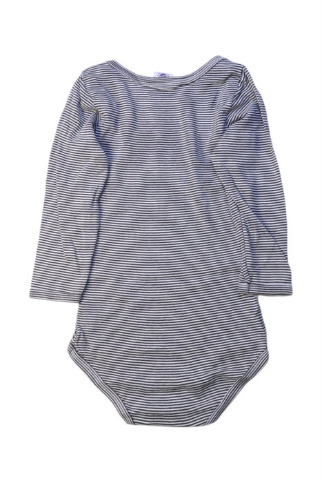 A Grey Long Sleeve Bodysuits from Petit Bateau in size 2T for neutral. (Back View)