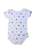 A Grey Short Sleeve Bodysuits from Petit Bateau in size 2T for boy. (Front View)