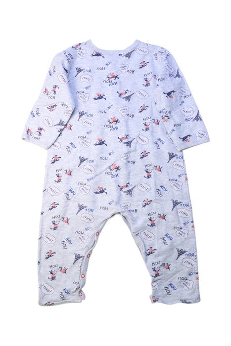 A Multicolour Onesies from Petit Bateau in size 12-18M for boy. (Back View)