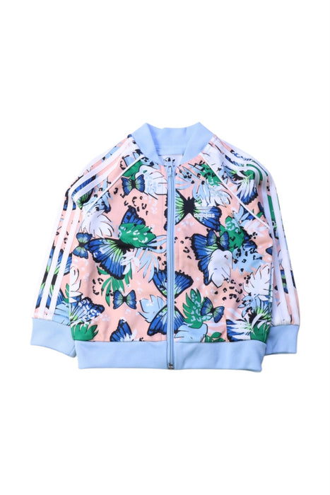 A Multicolour Lightweight Jackets from Adidas in size 6-12M for girl. (Front View)