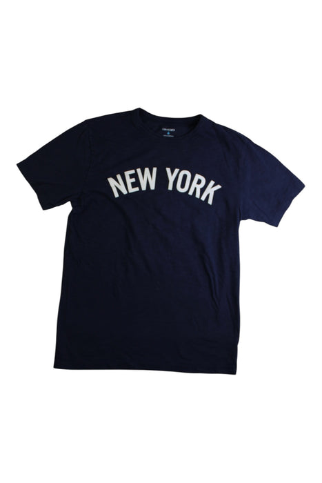 A Navy Short Sleeve T Shirts from Crewcuts in size 10Y for boy. (Front View)