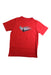 A Red Short Sleeve T Shirts from Nike in size 10Y for boy. (Front View)
