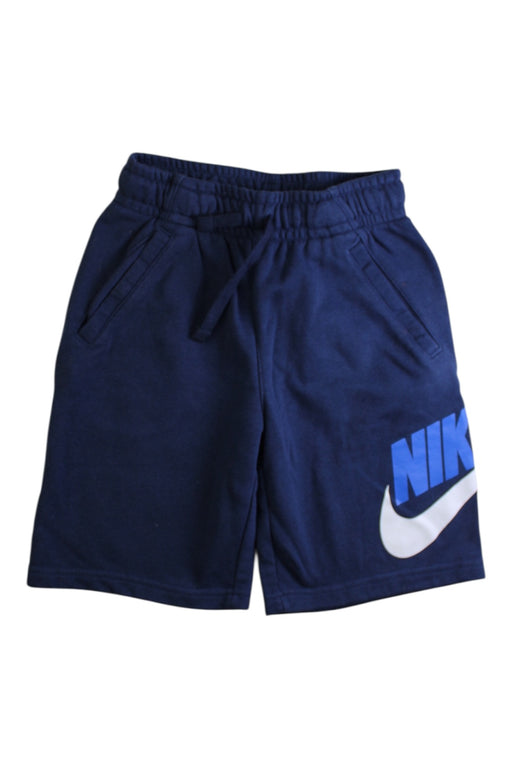 A Navy Shorts from Nike in size 10Y for boy. (Front View)