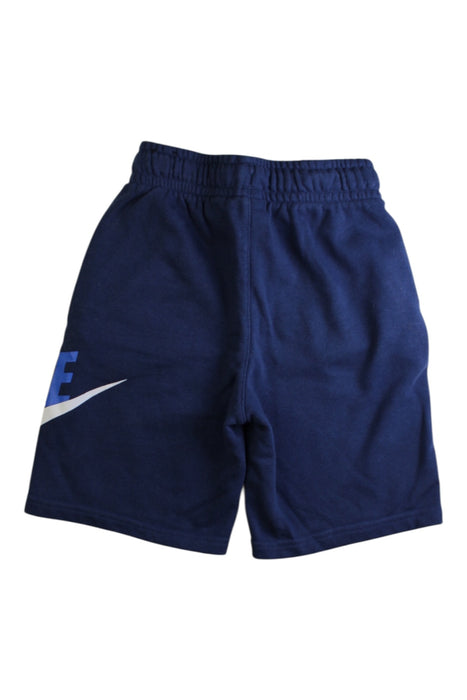 A Navy Shorts from Nike in size 10Y for boy. (Back View)