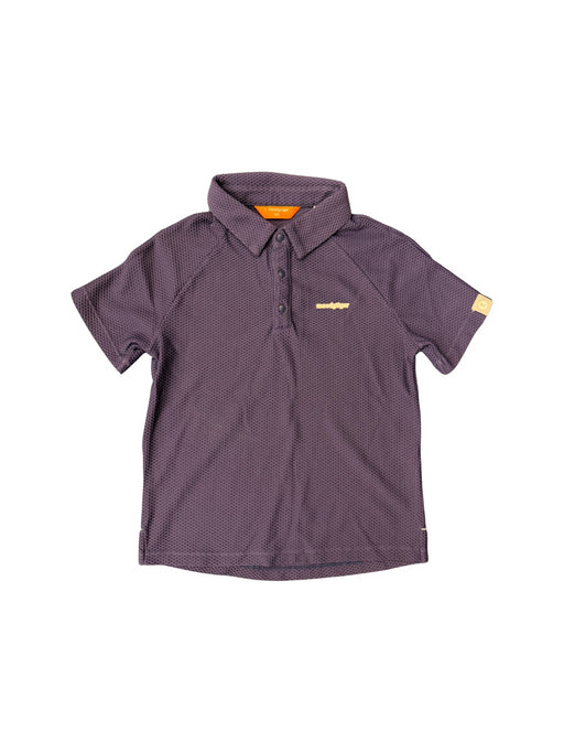 A Blue Short Sleeve Polos from Moody Tiger in size 6T for boy. (Front View)