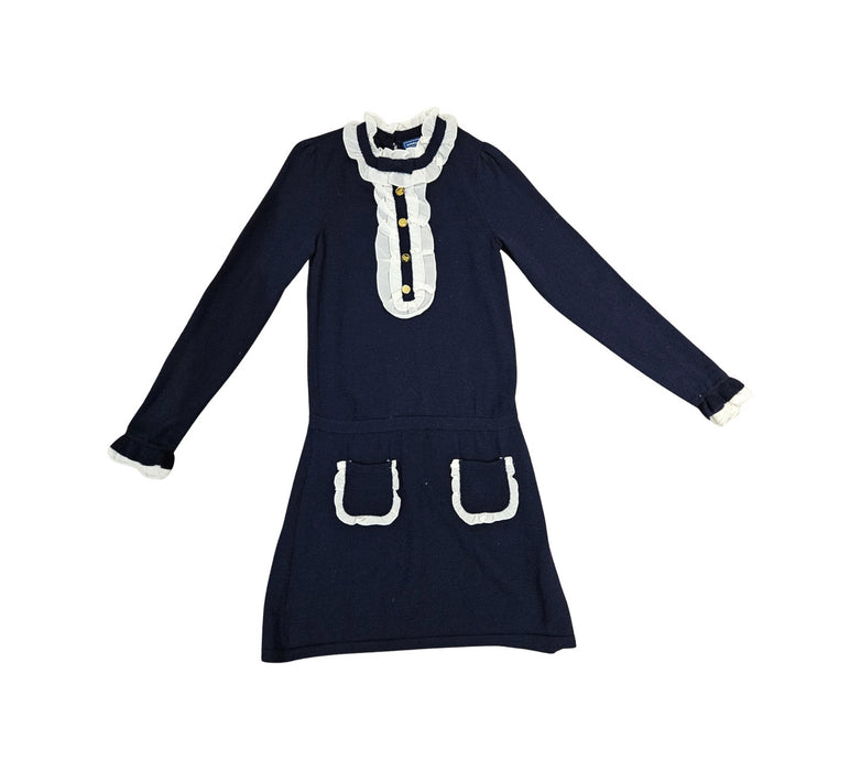 A Navy Long Sleeve Dresses from Nicholas & Bears in size 10Y for girl. (Front View)