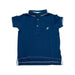 A Blue Short Sleeve Polos from Mothercare in size 18-24M for boy. (Front View)