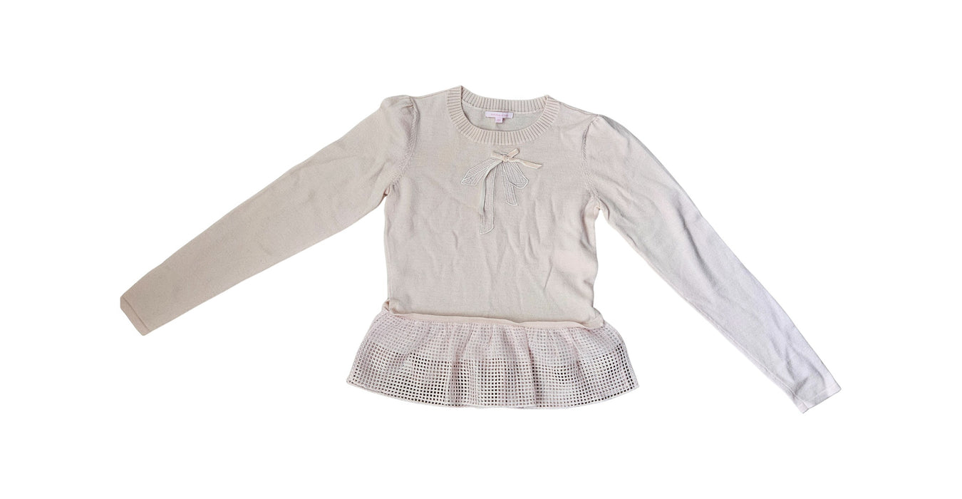 A Beige Knit Sweaters from Nicholas & Bears in size 12Y for girl. (Front View)