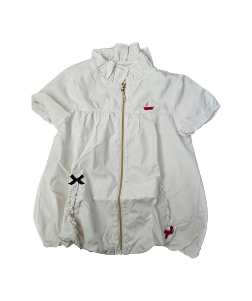 A White Lightweight Jackets from Nicholas & Bears in size 8Y for girl. (Front View)