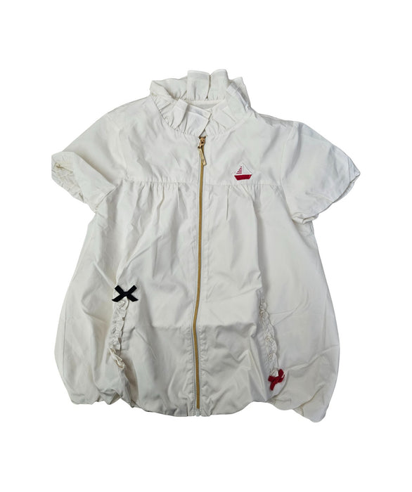 A White Lightweight Jackets from Nicholas & Bears in size 8Y for girl. (Front View)