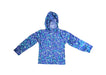 A Blue Rain Jackets from Columbia in size 6T for neutral. (Front View)