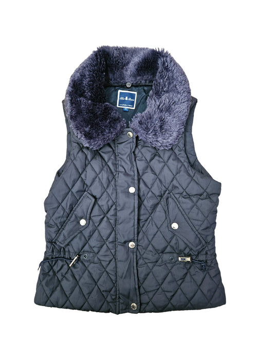 A Navy Outerwear Vests from Nicholas & Bears in size 8Y for girl. (Front View)