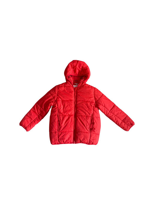 A Red Puffer/Quilted Jackets from Seed in size 4T for neutral. (Front View)