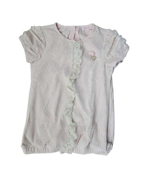 A Pink Short Sleeve Tops from Nicholas & Bears in size 12Y for girl. (Front View)