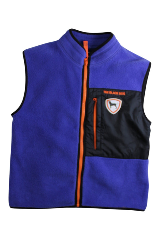 A Blue Outerwear Vests from The Black Dog in size 10Y for boy. (Front View)