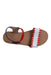 A Multicolour Sandals from Jacadi in size 6T for girl. (Front View)