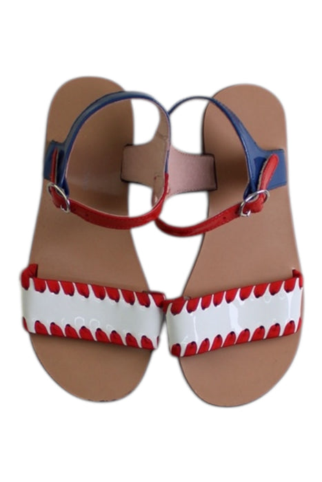 A Multicolour Sandals from Jacadi in size 6T for girl. (Back View)
