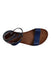 A Blue Sandals from Jacadi in size 6T for girl. (Front View)