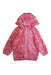 A Pink Rain Jackets from Adidas in size 2T for girl. (Front View)