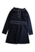 A Navy Long Sleeve Dresses from Jacadi in size 8Y for girl. (Front View)