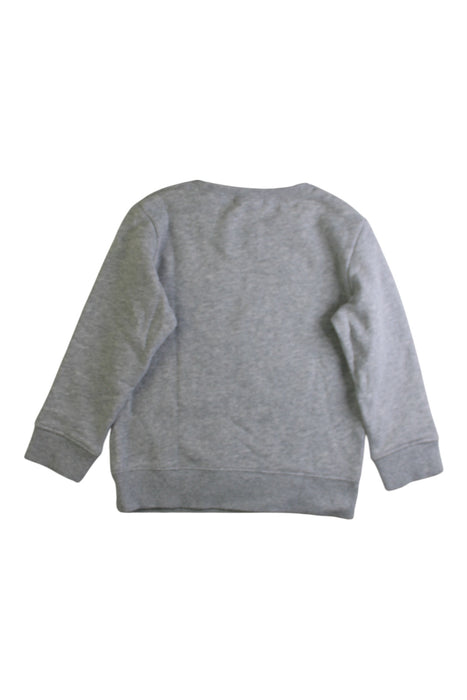 A Grey Crewneck Sweatshirts from Global  Work in size 8Y for girl. (Back View)