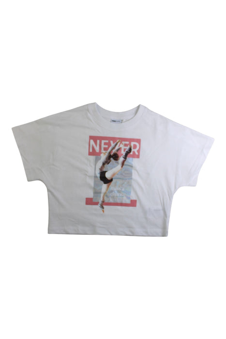 A White Short Sleeve T Shirts from Primigi in size 7Y for girl. (Front View)
