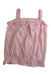 A Pink Sleeveless Tops from Juicy Couture in size 6T for girl. (Front View)