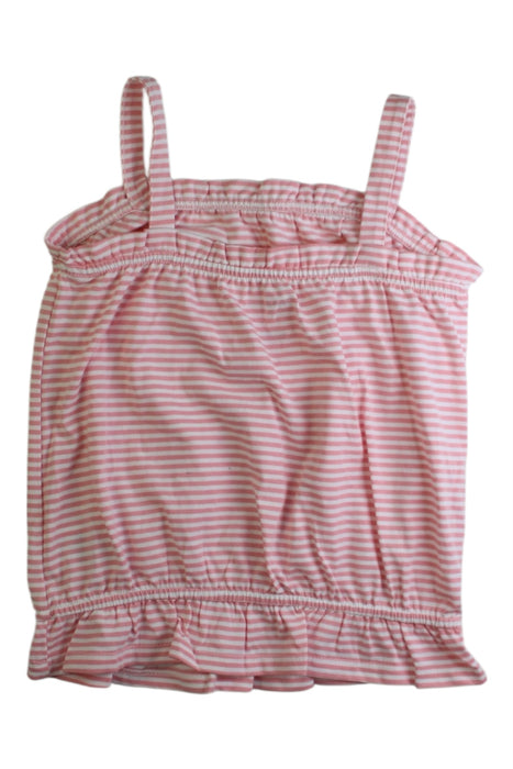 A Pink Sleeveless Tops from Juicy Couture in size 6T for girl. (Back View)