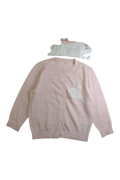 A Pink Cardigans from Nicholas & Bears in size 8Y for girl. (Front View)