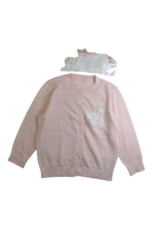A Pink Cardigans from Nicholas & Bears in size 8Y for girl. (Front View)