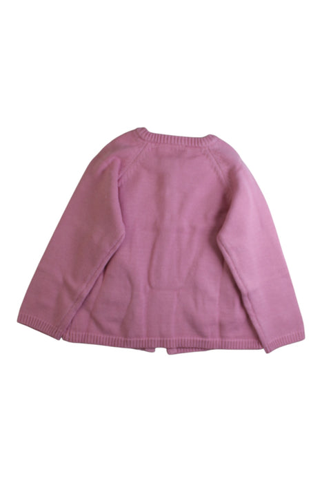 A Pink Cardigans from Jojo Maman Bébé in size 4T for girl. (Back View)